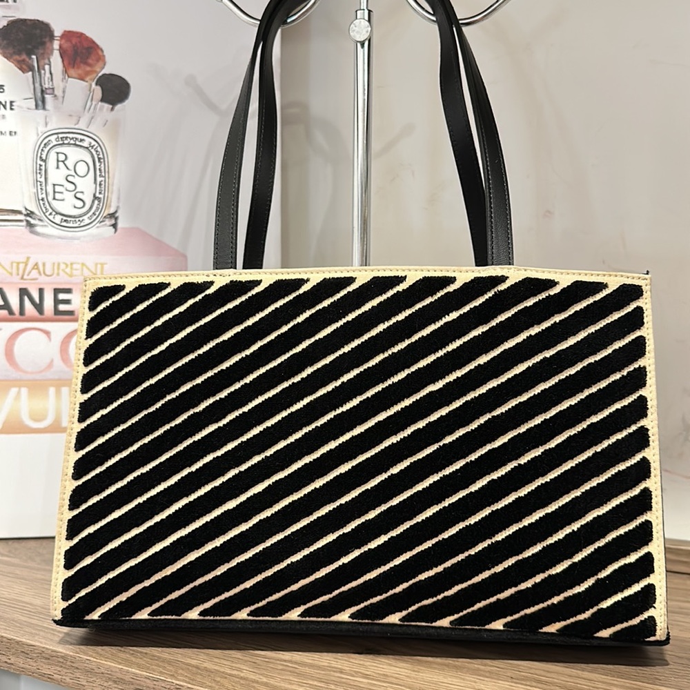 đĽ Fendi Snake-skin & Velvet-Canvas Shoulder Bag đĽ - Picture 4 of 17